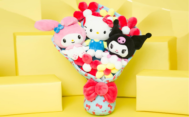 Hello Kitty and Friends 12 Inch Plush Celebration Bouquet