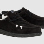 Hey Dude Wally Monster Feet Mens Shoes in Black