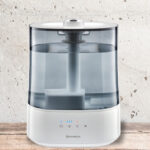 HoMedics Warm and Cool Mist Ultrasonic Humidifier on a Table