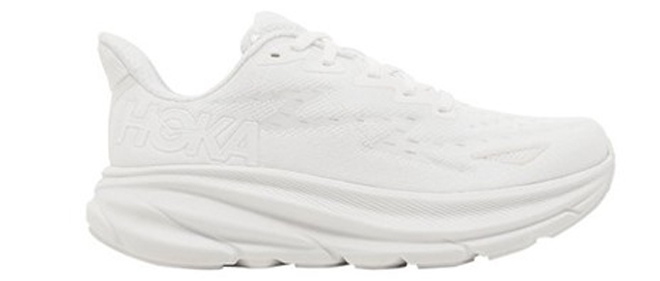 Hoka Clifton 9 Womens Shoes in White