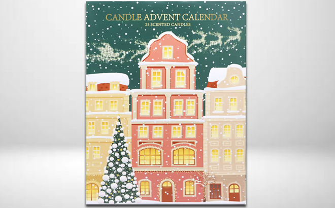 Holiday Advent Calendar Candle Set