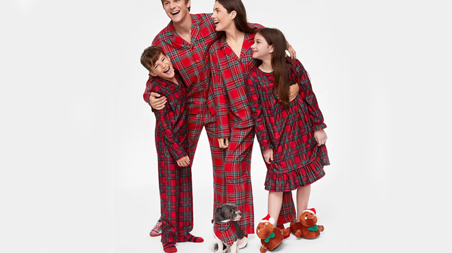 Holiday Lane Brinkley Plaid Matching Family Pajama Sets