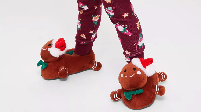 Holiday Lane Family Pajamas Toddler Little Kids Gingerbread Slippers