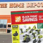 Home Depot Store Front and Black Friday Ad Scan 2024