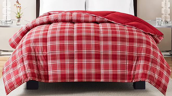 Home Design Reversible Microfiber Comforter Twin