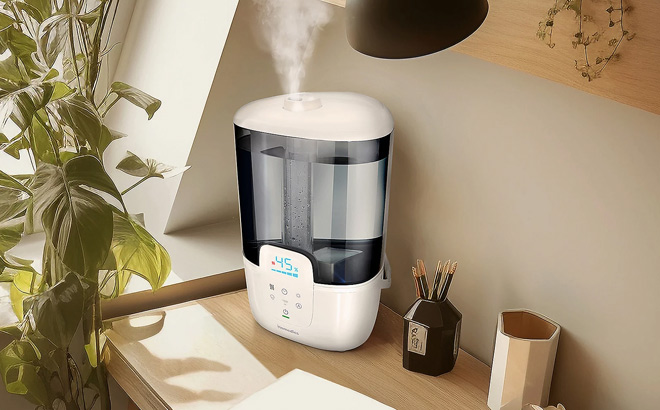 Homedics Warm Cool Mist Ultrasonic UVC Humidifier