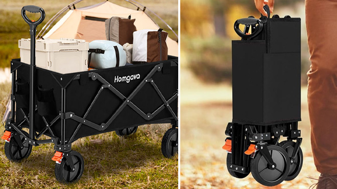 Homgava Collapsible Folding Wagon Cart