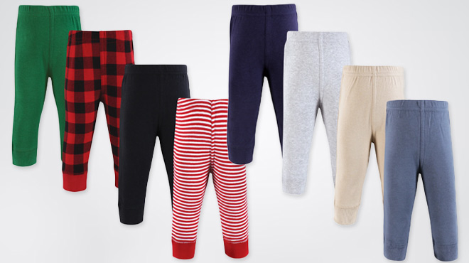 Hudson Baby Tapered Ankle Pants 4 Pack