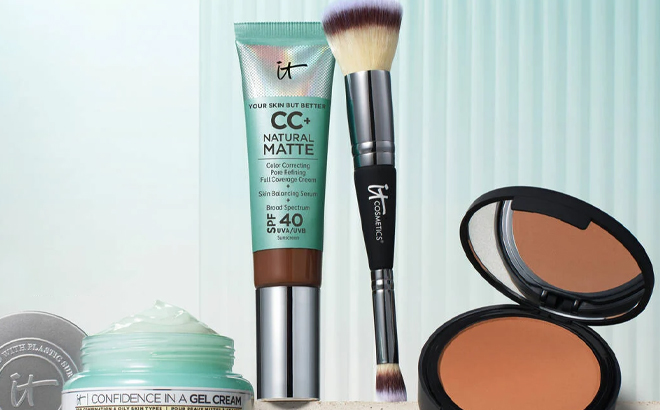 IT Cosmetics CC Natural Matte Foundation with Brush