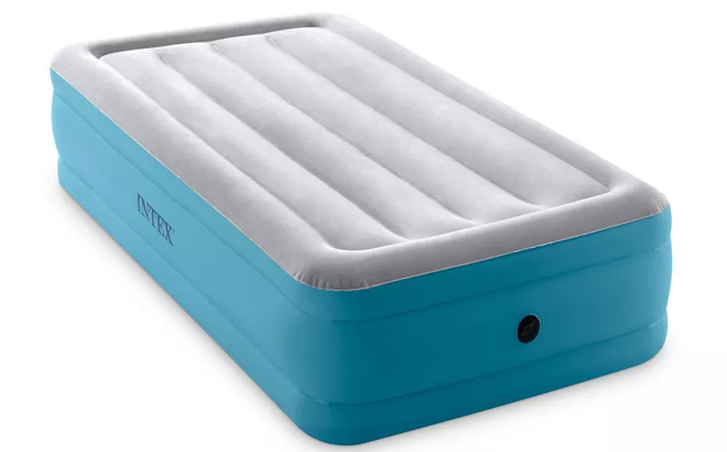 Intex Raised Air Mattress with Hand Held 120V Pump