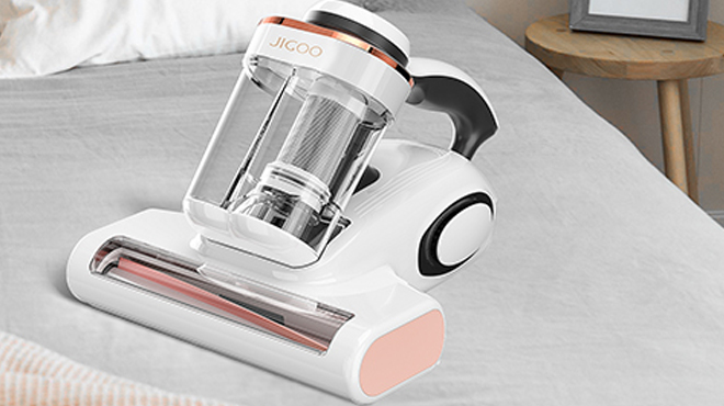 JIGOO Bed Vacuum Cleaner with Dust Sensor