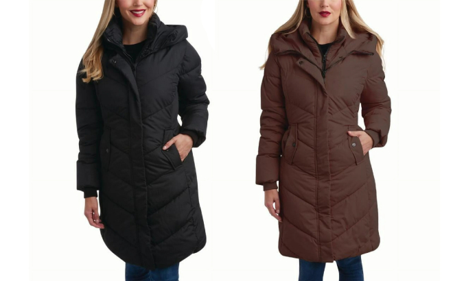 Jessica Simpson Womens Puffer Coats