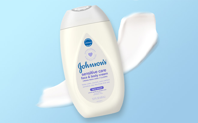 Johnsons Baby Sensitive Care Face Body Cream