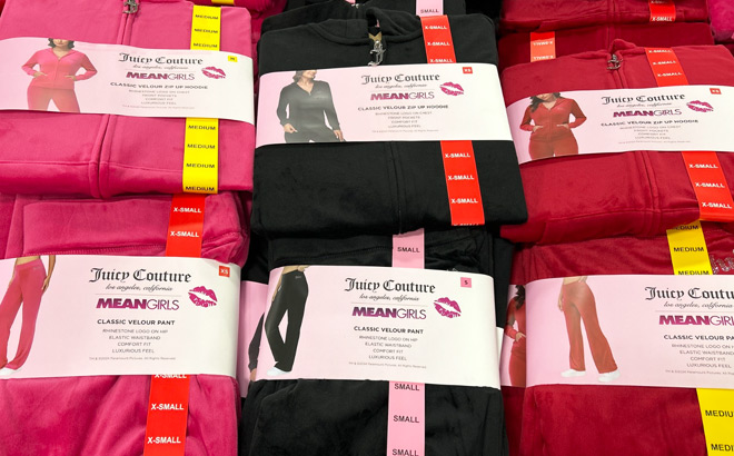 Juicy Couture Mean Girls Womens Velour Jackets and Pants