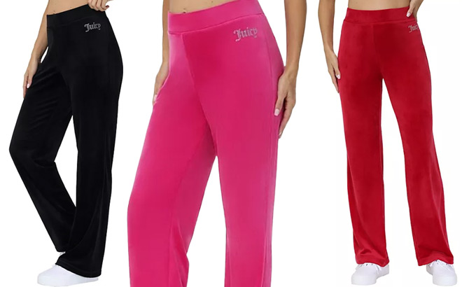 Juicy Couture Mean Girls Womens Velour Pants