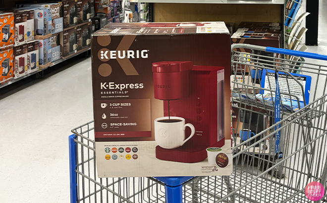 Keurig K Express Coffee Maker on a Cart at Walmart