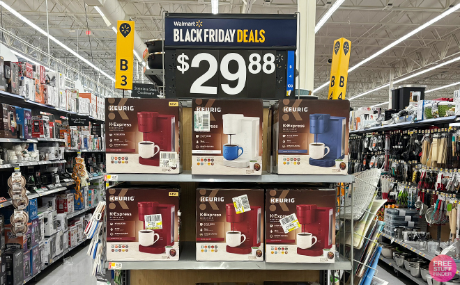 Keurig K Express Coffee Makers on Shelves at Walmart