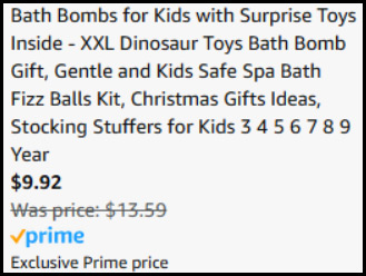 Kids Bath Bombs with Surprise Toys 6 Pack Order Summary