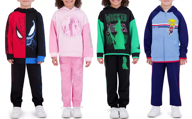 Kids Character 2 Piece Fleece Sets