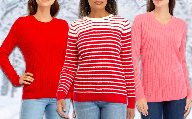 Kim Rogers Womens Sweaters