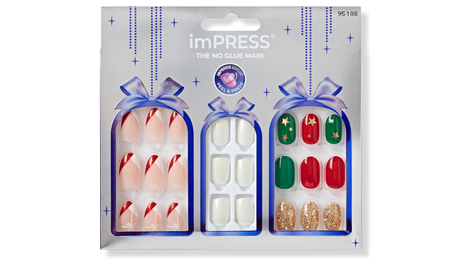 Kiss imPRESS 90 Count Press On Nails Limited Edition Holiday Gift Set