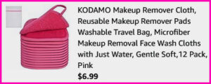 Kodamo Makeup Remover Cloth Checkout Screen