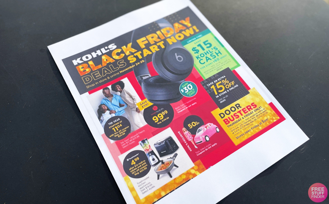 Kohls Black Friday Brochure