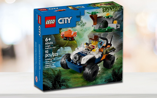 LEGO City Jungle Explorer ATV Red Panda Car Toy