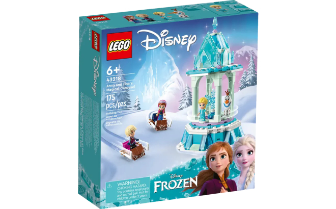 LEGO Frozen Anna and Elsas Magical Carousel Building Toy Set