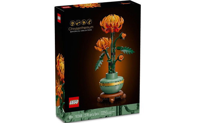 LEGO Icons Chrysanthemum Building Set Box