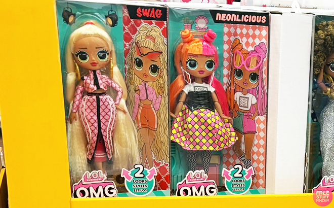 LOL Surprise OMG Swag Fashion Doll and LOL Surprise OMG Neonlicious Fashion Doll