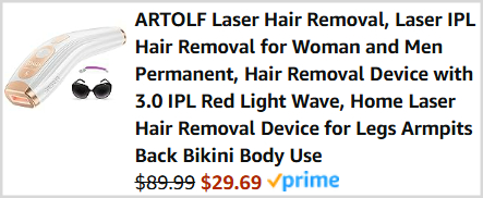 Laser Hair Removal Checkout