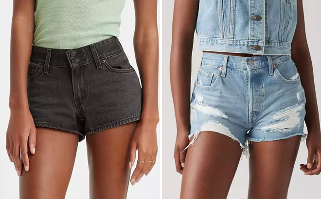 Levis Superlow Womens Shorts