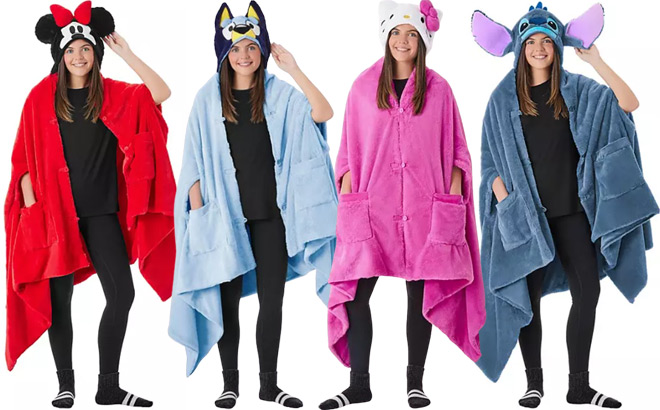 Licensed Character Hooded Blankets