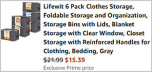 Lifewit Clothes Storage 6 Pack Screenshot