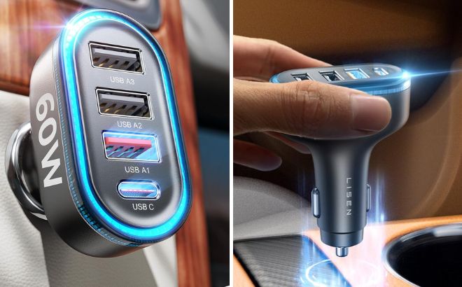 Lisen USB Car Charger