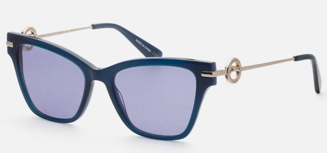 Longchamp Womens 52mm Blue Sunglasses