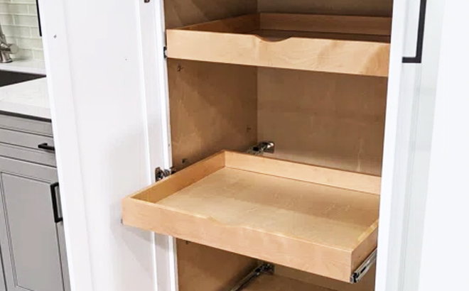 Look Peak Pull Out Drawers for Cabinets