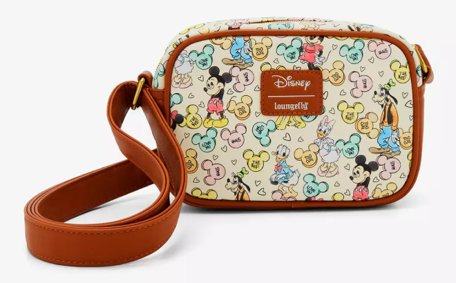 Loungefly Disney Mickey Mouse And Friends Candy Camera Crossbody Bag