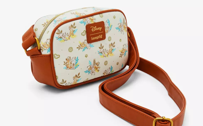 Loungefly Disney The Lion King Simba Nala Camera Crossbody Bag