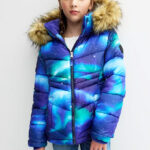 Madden Girl Faux Fur Hood Puffer Jacket