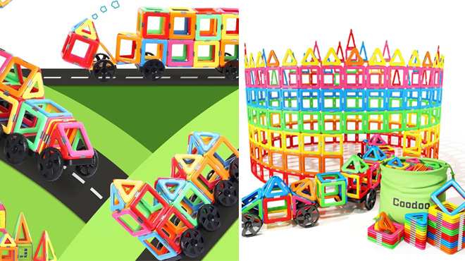 Magnetic Tiles Road Set with Truck