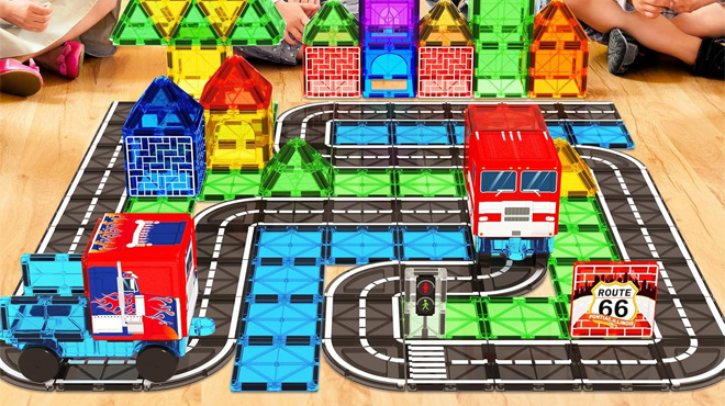 Magnetic Tiles Road Set