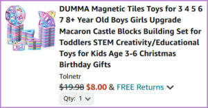 Magnetic Tiles Toys at Checkout