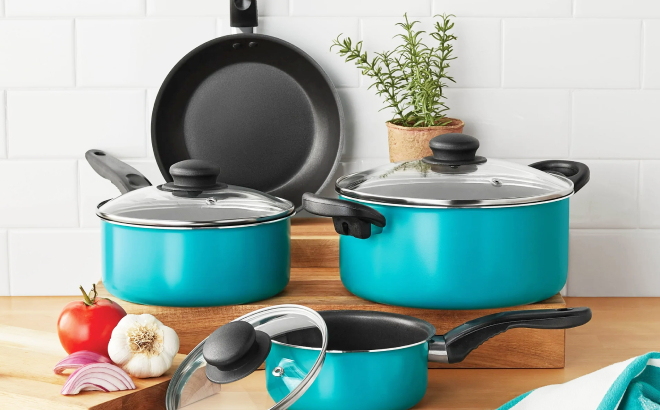 Mainstays 7 Piece Cookware Set