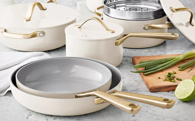 Members Mark 11 Piece Modern Ceramic Cookware Set