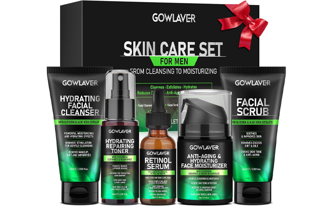 Mens Skincare 5 Piece Set