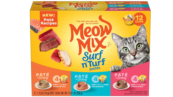 Meow Mix Cat Food Surf n Turf Variety Pack