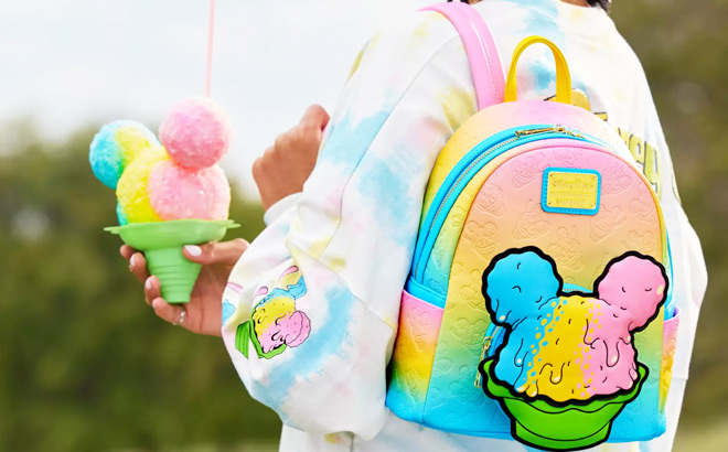 Mickey Mouse Shaved Ice Loungefly Mini Backpack