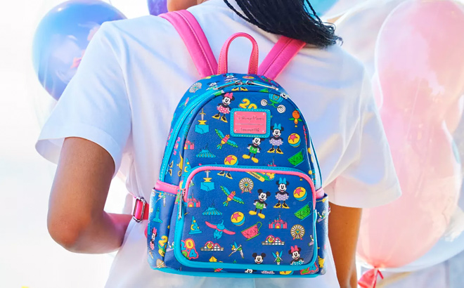 Mickey Mouse and Friends Loungefly Mini Backpack – Disneyland 2024